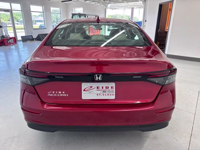 2023 Radiant Red Metallic Honda Accord EX FWD Sedan