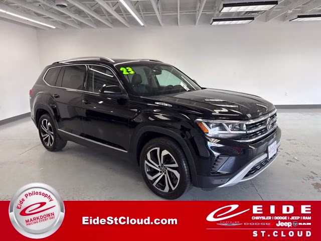 2023 Deep Black Pearl Volkswagen Atlas SEL AWD SUV