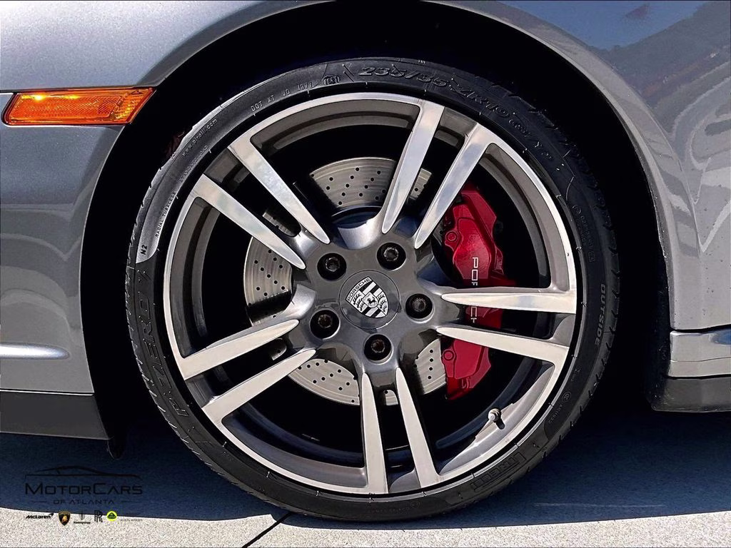 2010 Gray Porsche 911 Turbo Sport Chrono Package Plus AWD Convertible