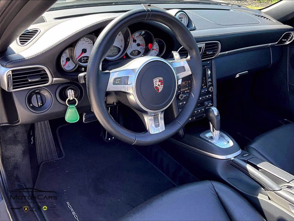 2010 Gray Porsche 911 Turbo Sport Chrono Package Plus AWD Convertible
