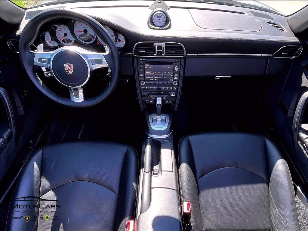 2010 Gray Porsche 911 Turbo Sport Chrono Package Plus AWD Convertible