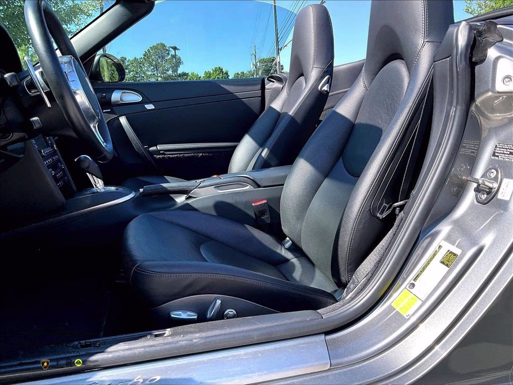 2010 Gray Porsche 911 Turbo Sport Chrono Package Plus AWD Convertible