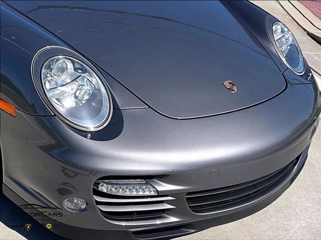 2010 Gray Porsche 911 Turbo Sport Chrono Package Plus AWD Convertible