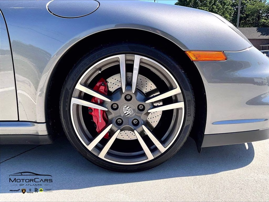 2010 Gray Porsche 911 Turbo Sport Chrono Package Plus AWD Convertible