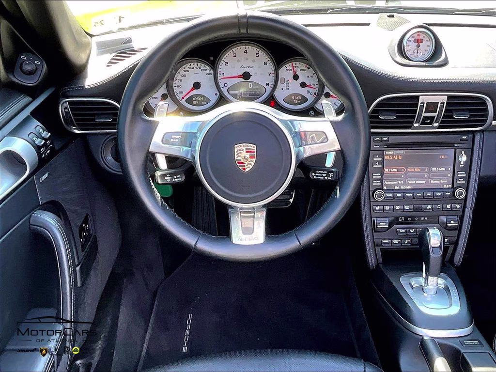 2010 Gray Porsche 911 Turbo Sport Chrono Package Plus AWD Convertible