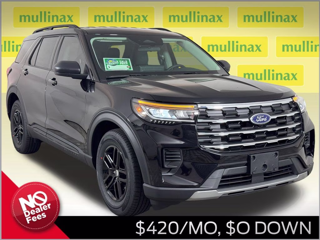 2026 Agate Black Metallic Ford Explorer Active RWD SUV