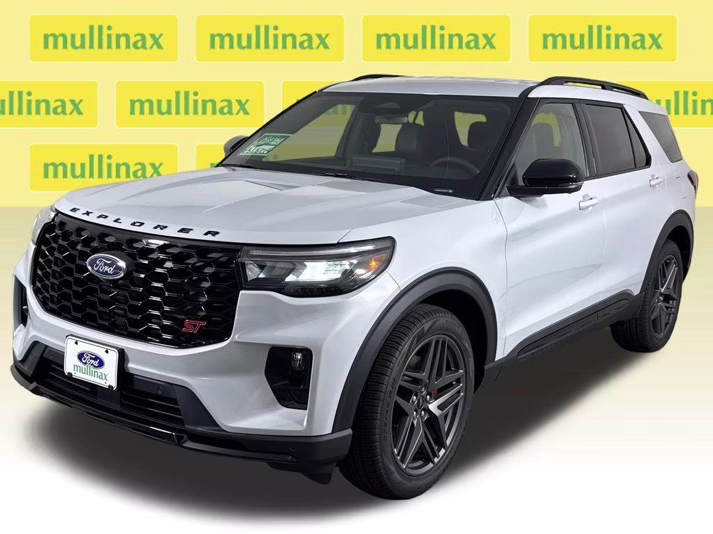 2026 Space White Metallic Ford Explorer ST RWD SUV