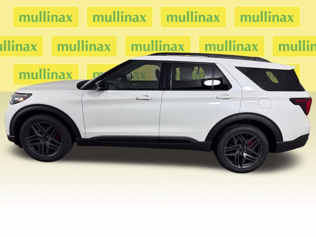 2026 Star White Metallic Tri-Coat Ford Explorer ST 4X4 SUV