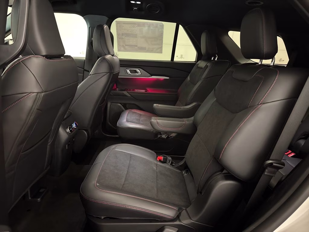2026 Star White Metallic Tri-Coat Ford Explorer ST 4X4 SUV