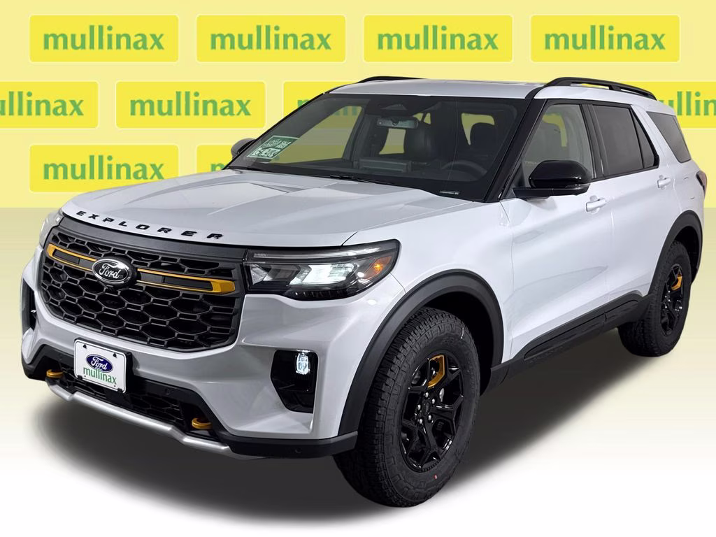 2026 Space White Metallic Ford Explorer Tremor 4X4 SUV