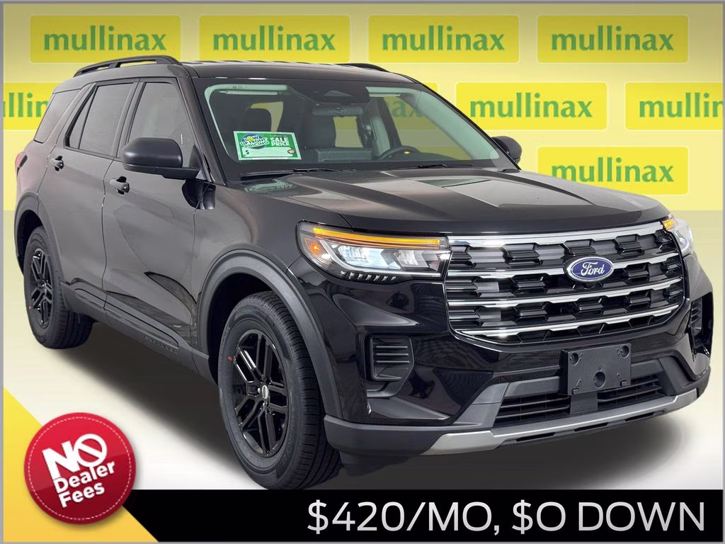 2026 Agate Black Metallic Ford Explorer Active RWD SUV