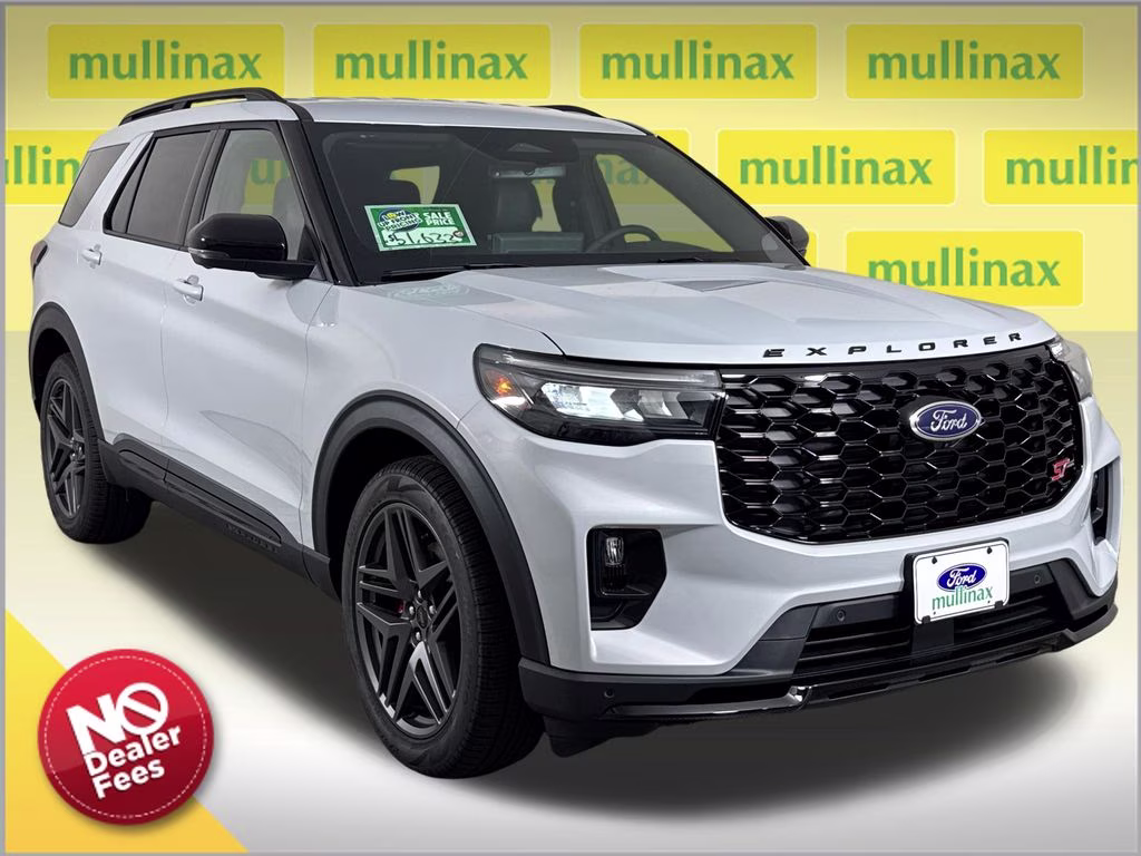 2026 Space White Metallic Ford Explorer ST RWD SUV