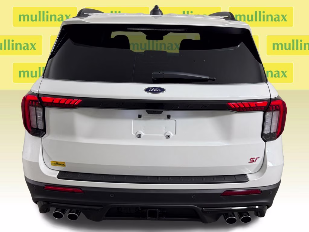 2026 Star White Metallic Tri-Coat Ford Explorer ST 4X4 SUV