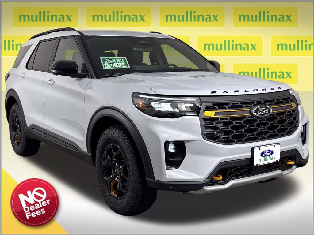 2026 Space White Metallic Ford Explorer Tremor 4X4 SUV