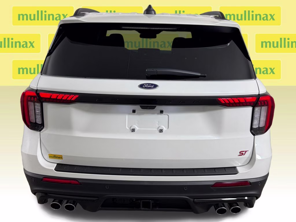 2026 Star White Metallic Tri-Coat Ford Explorer ST 4X4 SUV