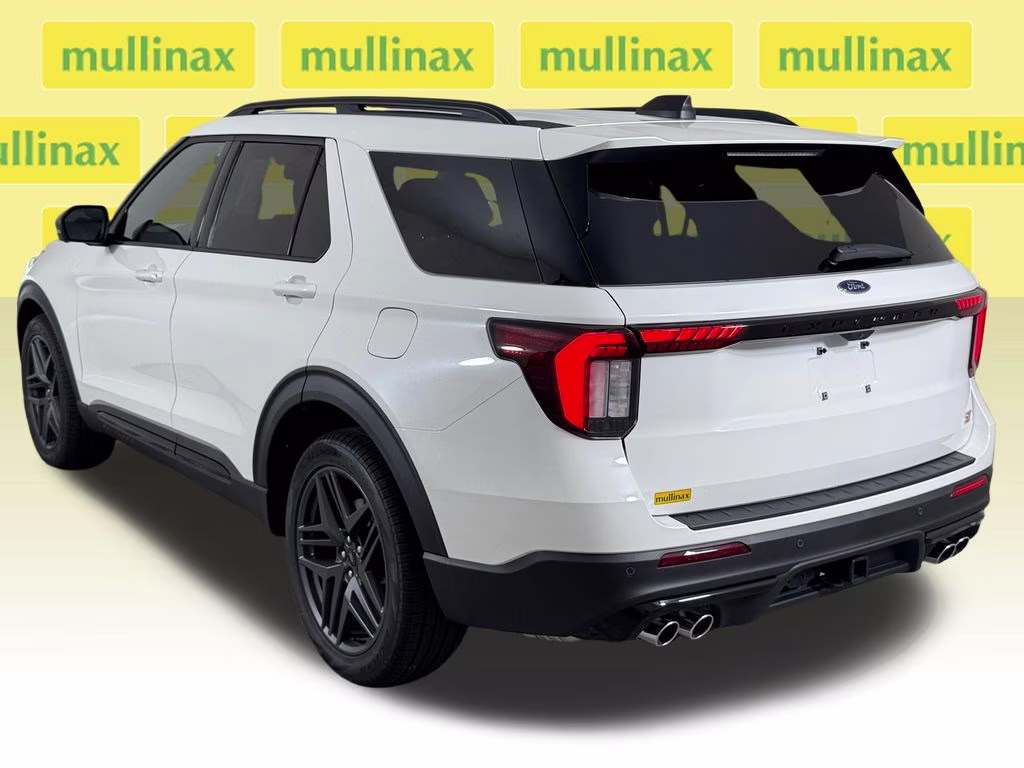 2026 Star White Metallic Tri-Coat Ford Explorer ST 4X4 SUV