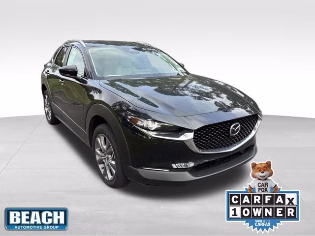 2025 Jet Black Mica Mazda CX-30 2.5 S Preferred Package AWD SUV