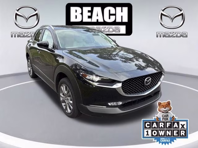 2025 Jet Black Mica Mazda CX-30 2.5 S Preferred Package AWD SUV
