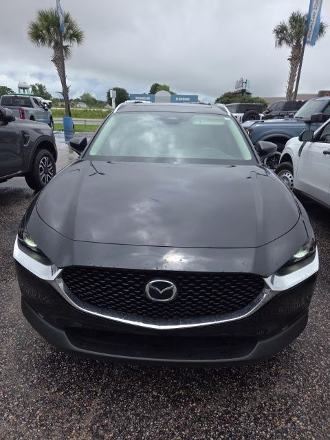 2025 Jet Black Mica Mazda CX-30 2.5 S Preferred Package AWD SUV