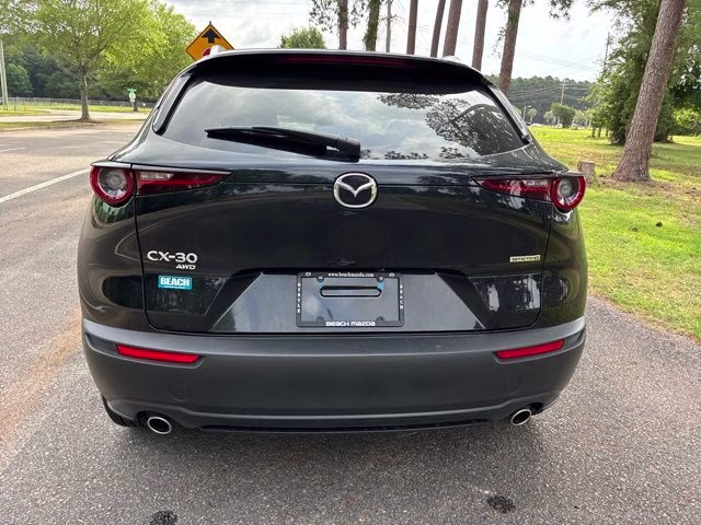 2025 Jet Black Mica Mazda CX-30 2.5 S Preferred Package AWD SUV