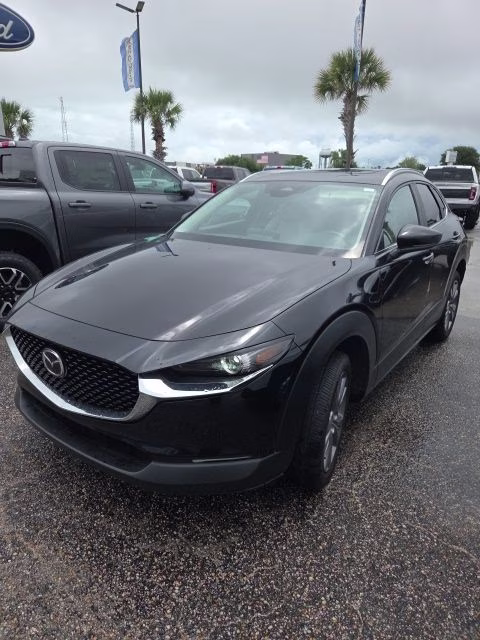 2025 Jet Black Mica Mazda CX-30 2.5 S Preferred Package AWD SUV