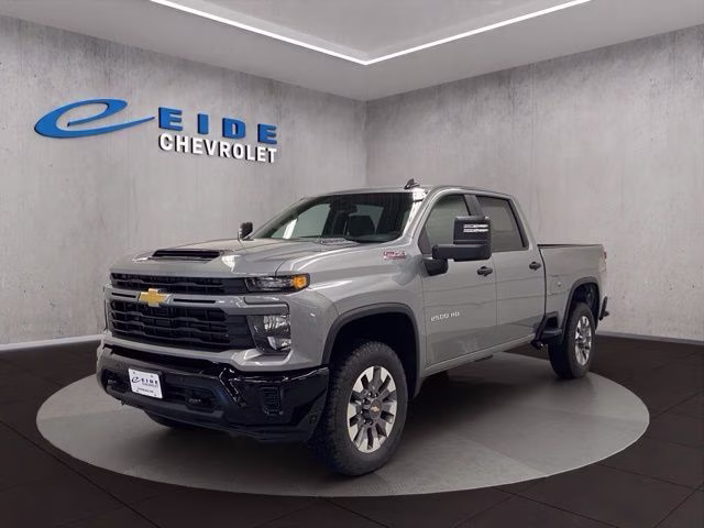 2026 Sterling Gray Metallic Chevrolet Silverado 2500HD Custom 4X4 Truck