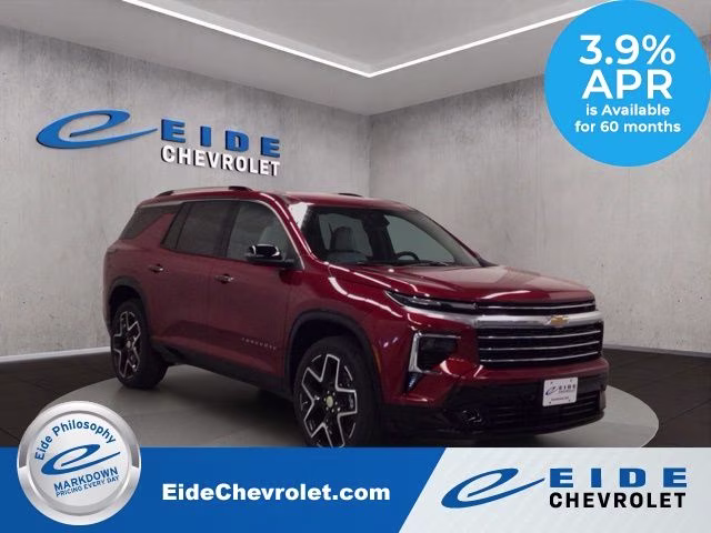 2026 Radiant Red Tintcoat Chevrolet Traverse High Country AWD SUV