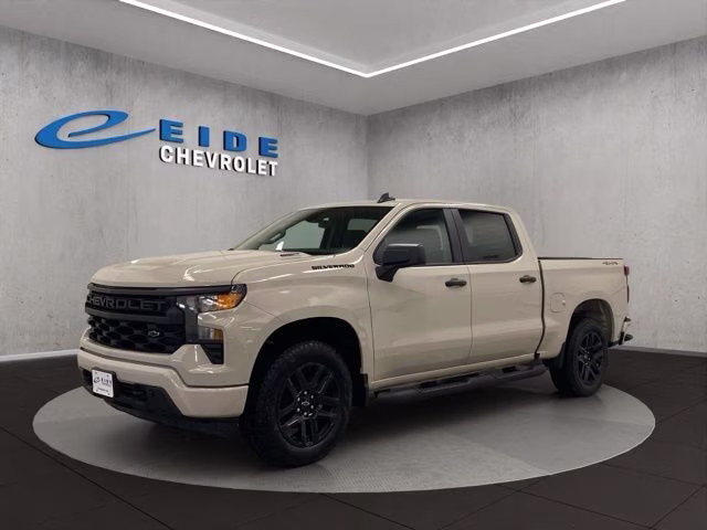 2026 Summit White Chevrolet Silverado 1500 Custom 4X4 Truck