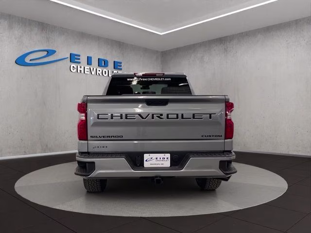 2026 Sterling Gray Metallic Chevrolet Silverado 1500 Custom 4X4 Truck