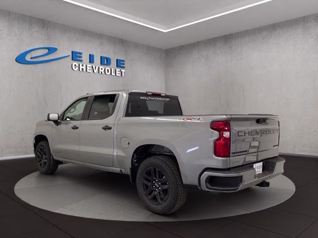 2026 Sterling Gray Metallic Chevrolet Silverado 1500 Custom 4X4 Truck