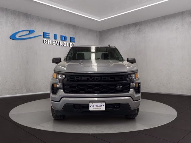2026 Sterling Gray Metallic Chevrolet Silverado 1500 Custom 4X4 Truck
