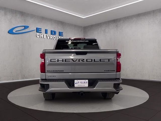 2026 Sterling Gray Metallic Chevrolet Silverado 1500 Custom 4X4 Truck