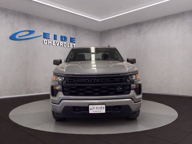 2026 Sterling Gray Metallic Chevrolet Silverado 1500 Custom 4X4 Truck