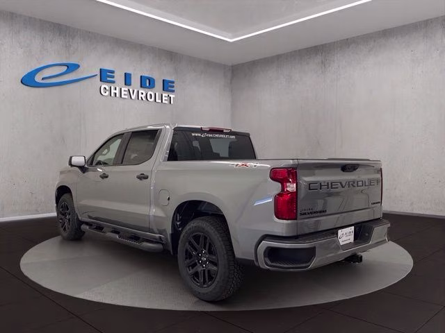 2026 Sterling Gray Metallic Chevrolet Silverado 1500 Custom 4X4 Truck