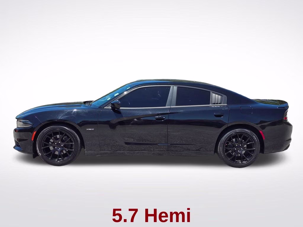 2018 Pitch Black Clearcoat Dodge Charger R/T RWD Sedan