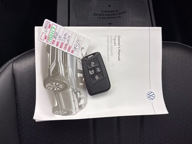 2024 White Volkswagen Tiguan 2.0T SE AWD SUV