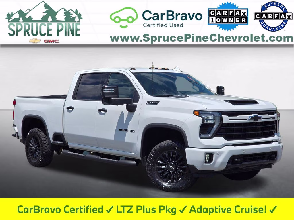 2024 Summit White Chevrolet Silverado 2500HD LTZ 4X4 Truck