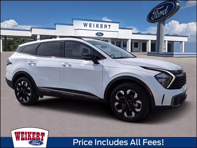 2023 Glacial White Pearl Kia Sportage X-Line AWD SUV