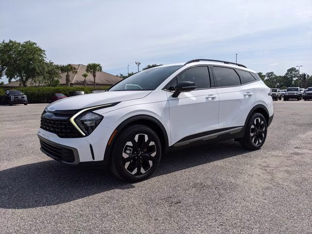 2023 Glacial White Pearl Kia Sportage X-Line AWD SUV