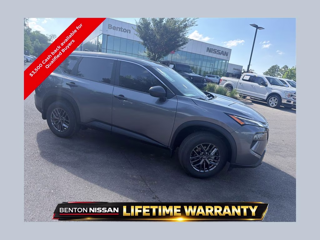 2026 Gun Metallic Nissan Rogue S FWD SUV