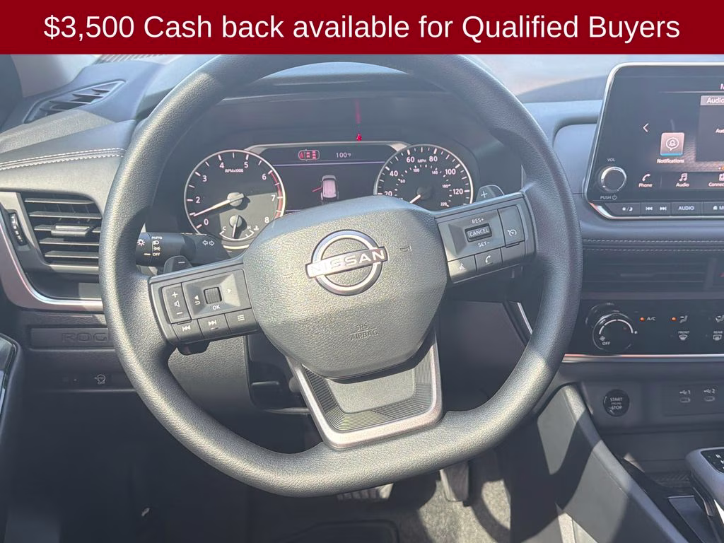 2026 Gun Metallic Nissan Rogue S FWD SUV