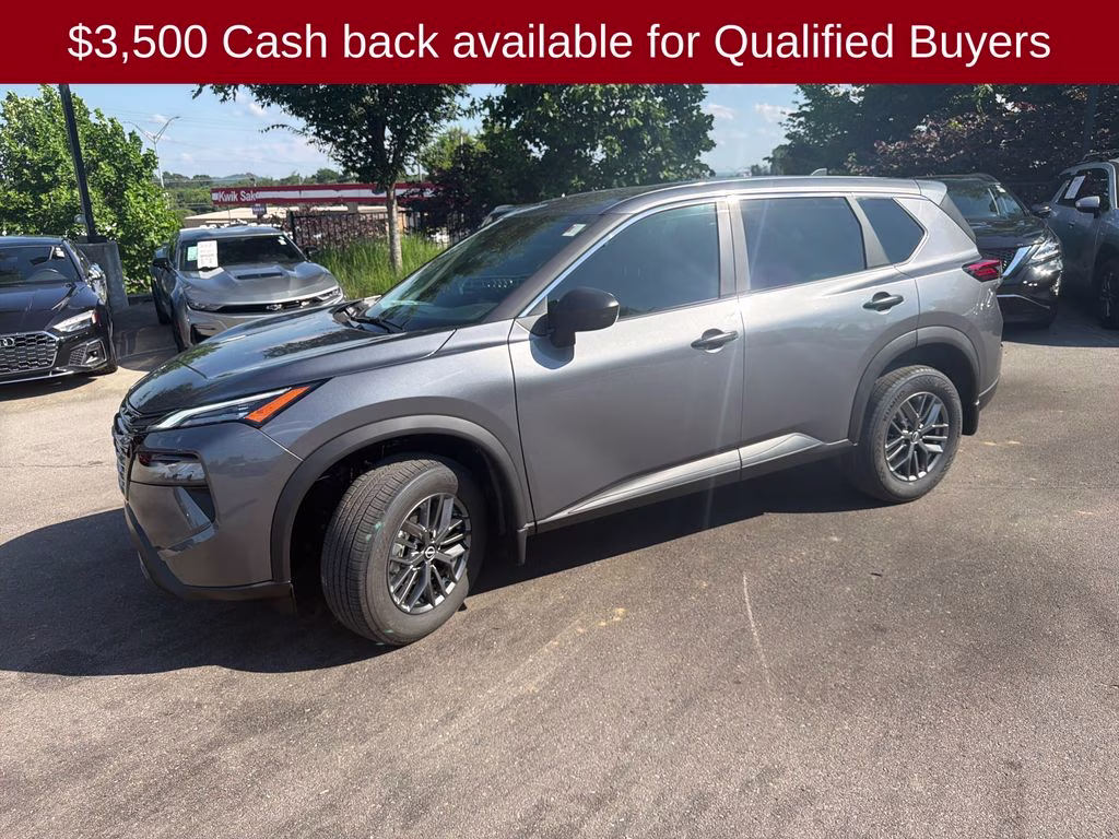 2026 Gun Metallic Nissan Rogue S FWD SUV