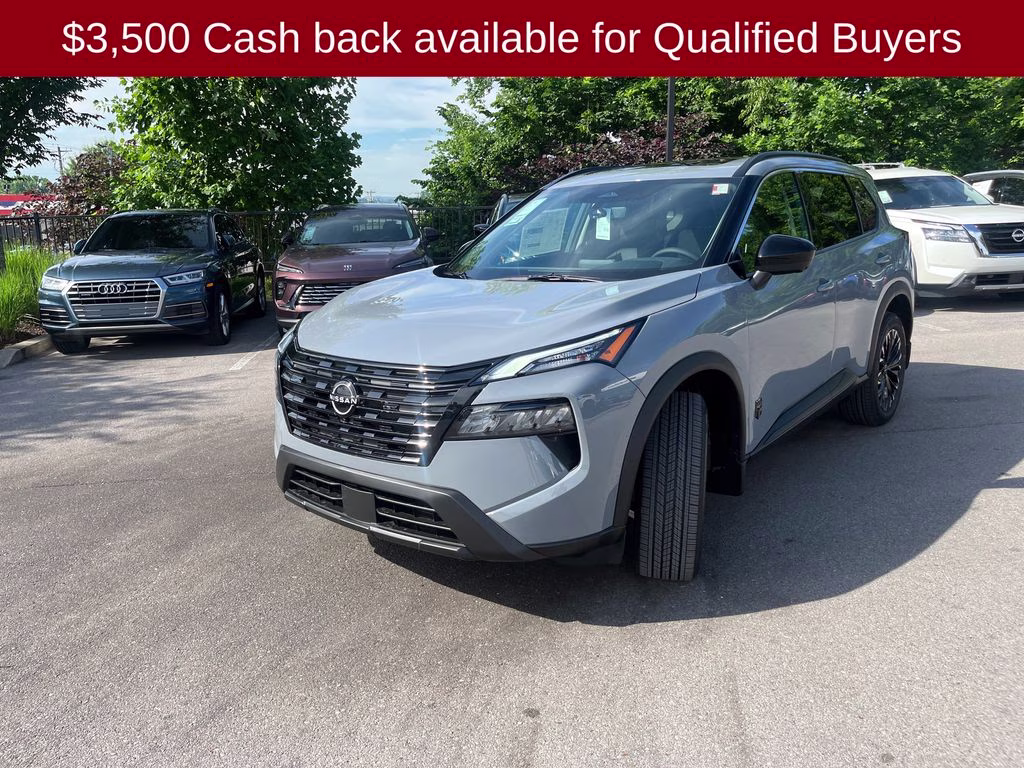 2026 Boulder Gray Pearl Nissan Rogue Dark Armor FWD SUV