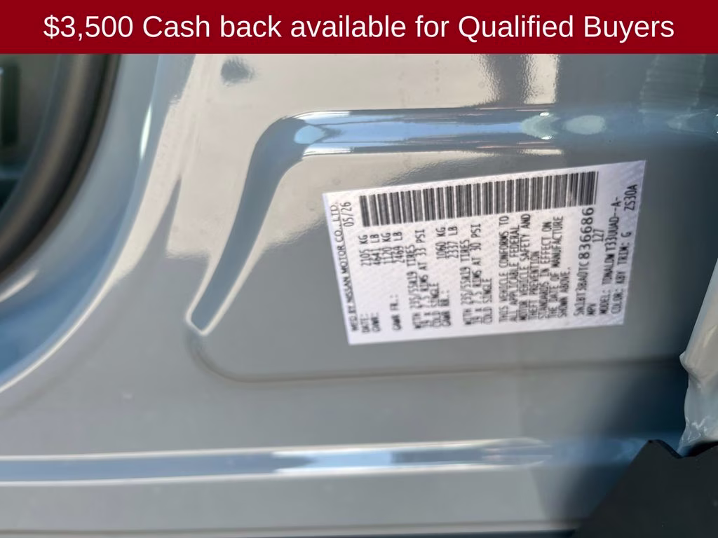 2026 Boulder Gray Pearl Nissan Rogue Dark Armor FWD SUV