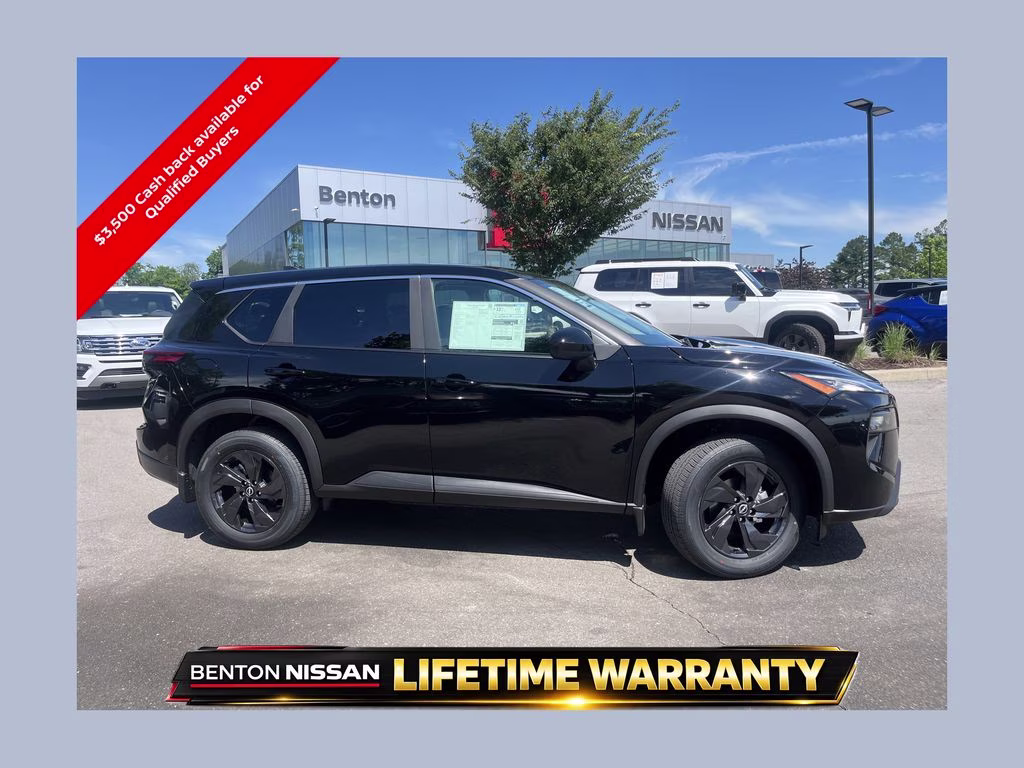 2026 Super Black Nissan Rogue SV FWD SUV