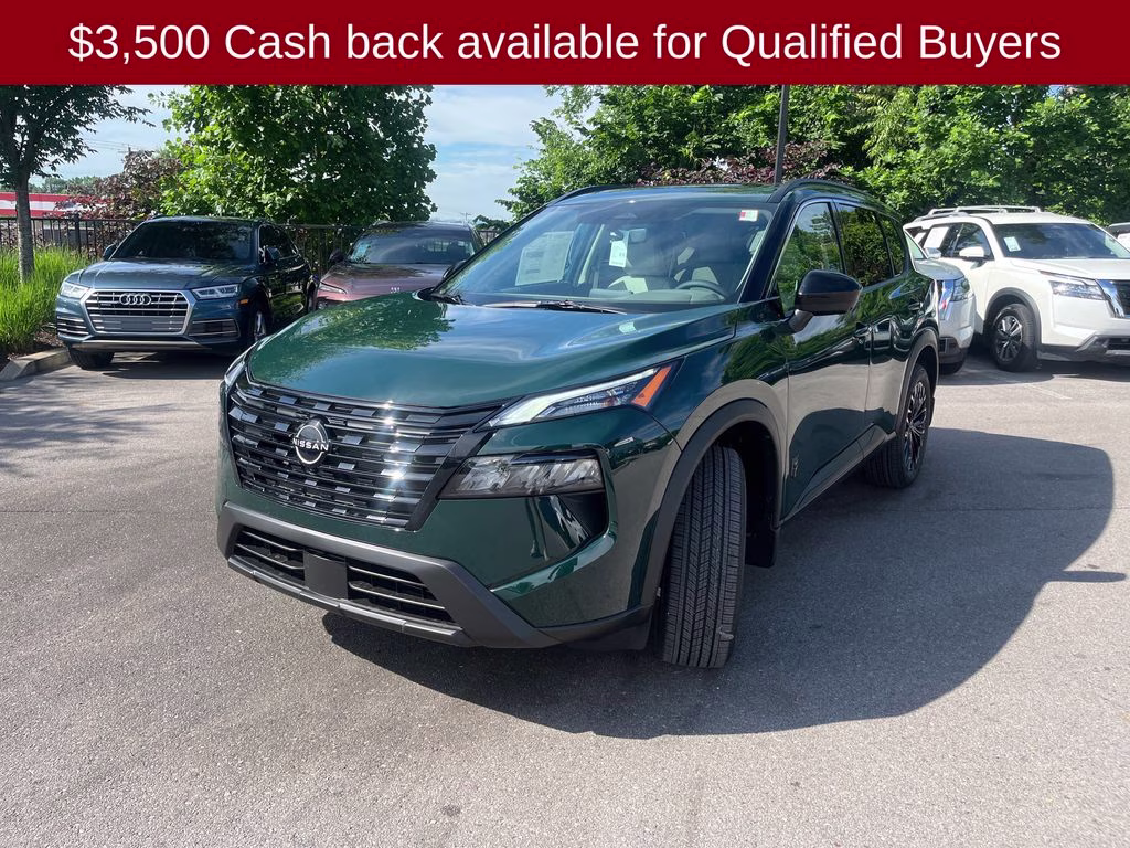 2026 Obsidian Green Nissan Rogue Dark Armor FWD SUV