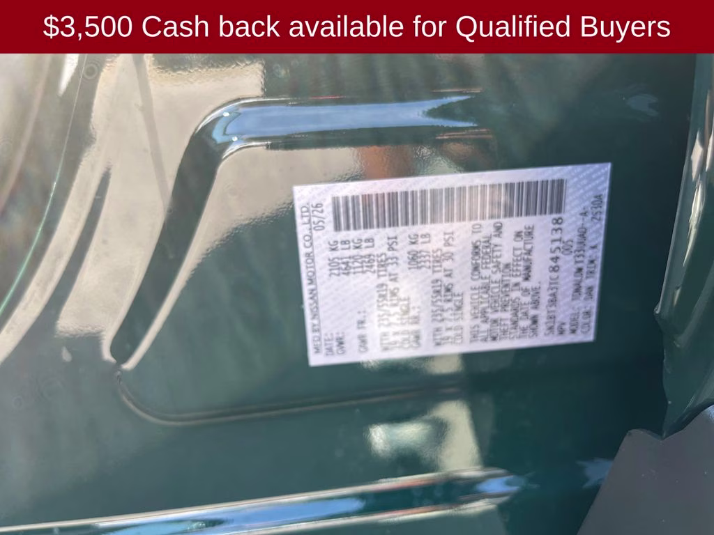 2026 Obsidian Green Nissan Rogue Dark Armor FWD SUV