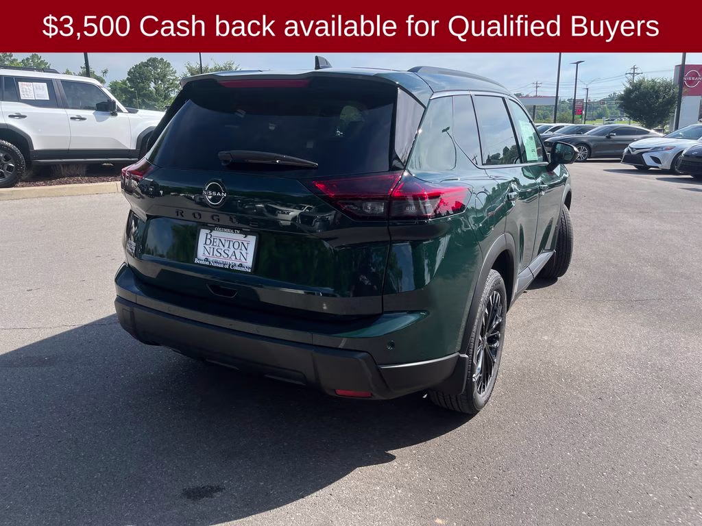 2026 Obsidian Green Nissan Rogue Dark Armor FWD SUV