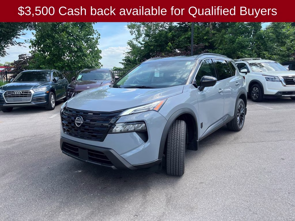 2026 Boulder Gray Pearl Nissan Rogue Dark Armor FWD SUV