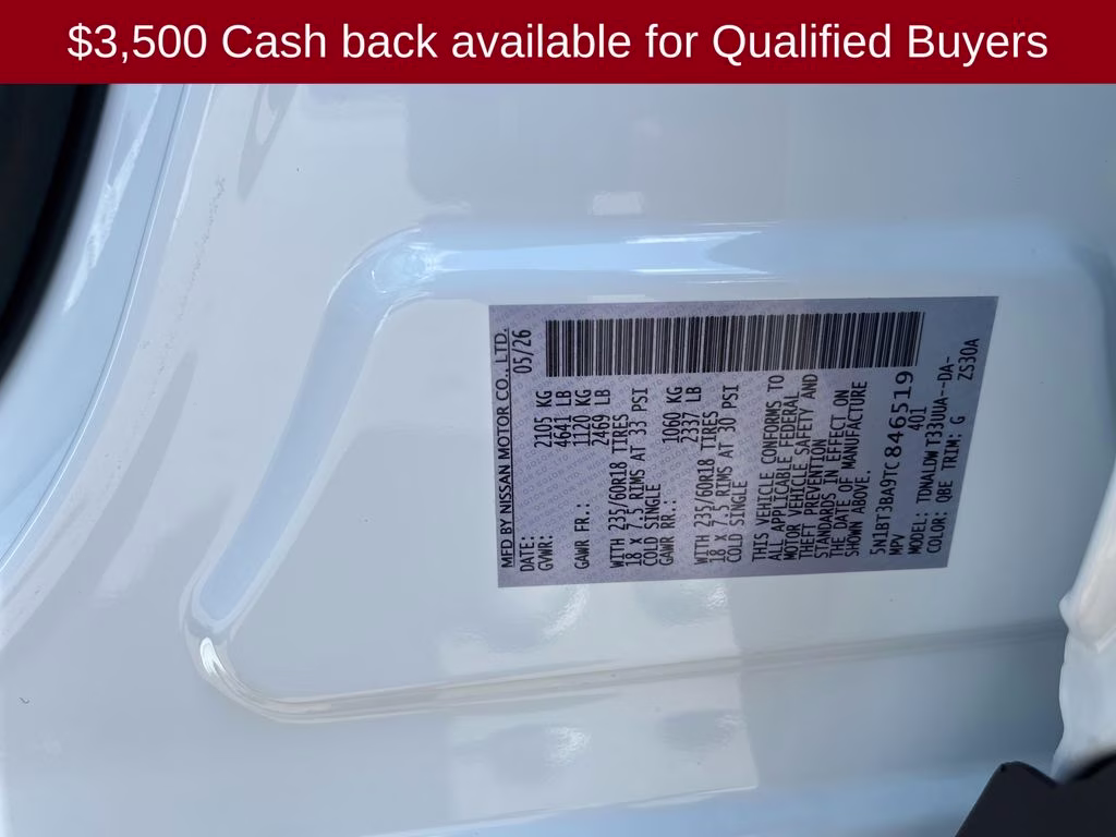 2026 Everest White Pearl Tricoat Nissan Rogue SV FWD SUV